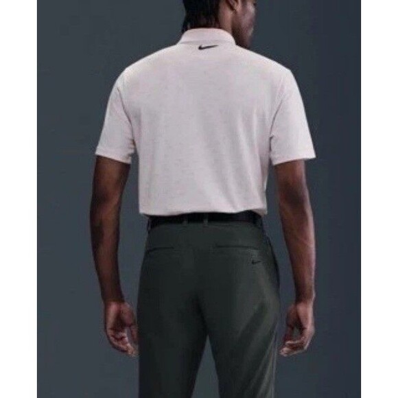 Nike Dri Fit Golf Polo Shirt Mens XL Pink All Over Print Pattern Preppy Casual - Picture 3 of 7